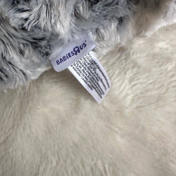 Babies R Us Grey Swirls Textured Elephant Plush 9” Stuffed Animal Toy - Picture 6 of 7